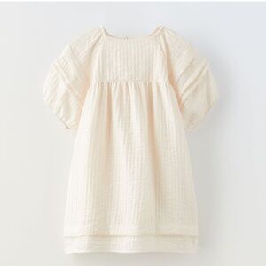 Zara Kids Girls Ivory Dress